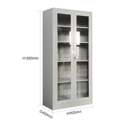 TRIX Glass Door File Cabinet 90x40x185 | Cupboards in Dar Tanzania