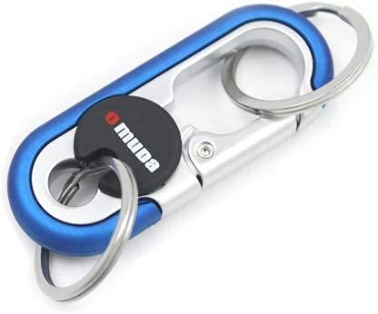 OMUDA Blue Carabiner Alloy Keychain | Quality Keychain in Dar Tanzania
