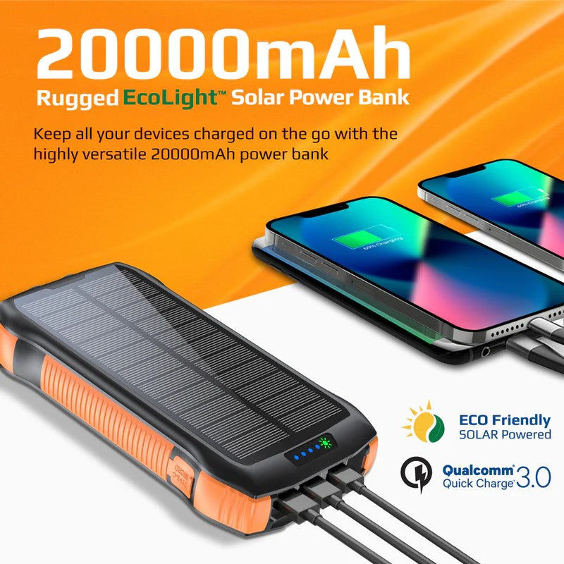 PROMATE Wireless Solar Power Bank 20000mAh|Power Banks in Dar Tanzania