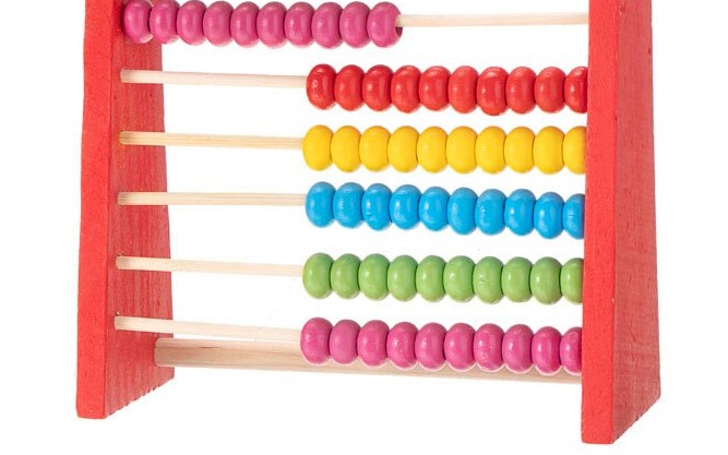 Classic Thick Red Wooden Abacus | Abacus in Dar Tanzania