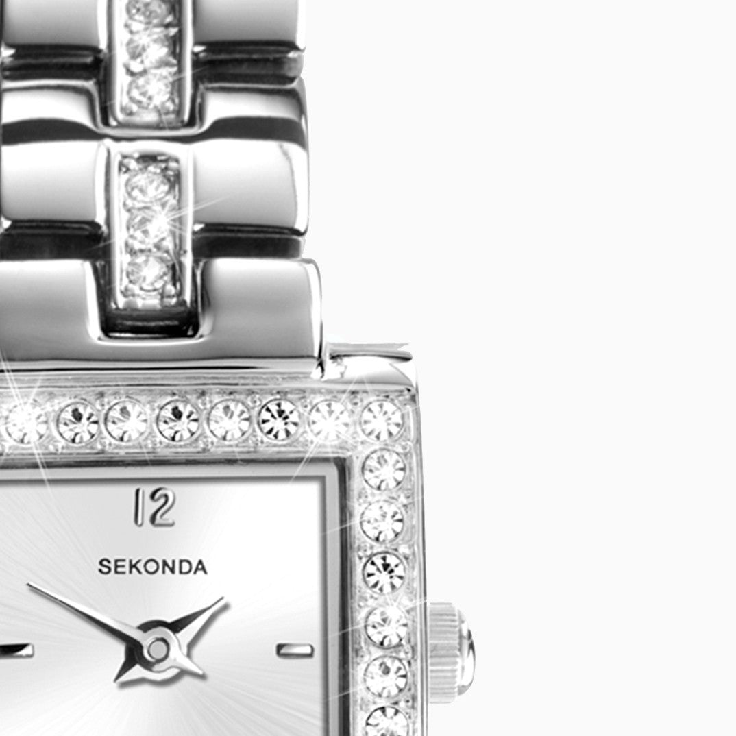 Sekonda square face discount watch