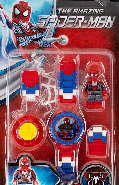 Lego on sale spiderman clock