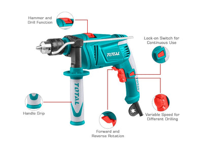 TOTAL 850 watts Impact Drill TG109136 | Power Drills in Dar Tanzania