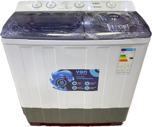 VON 15kg Twin Tub Washing Machine | Washing machine in Dar Tanzania