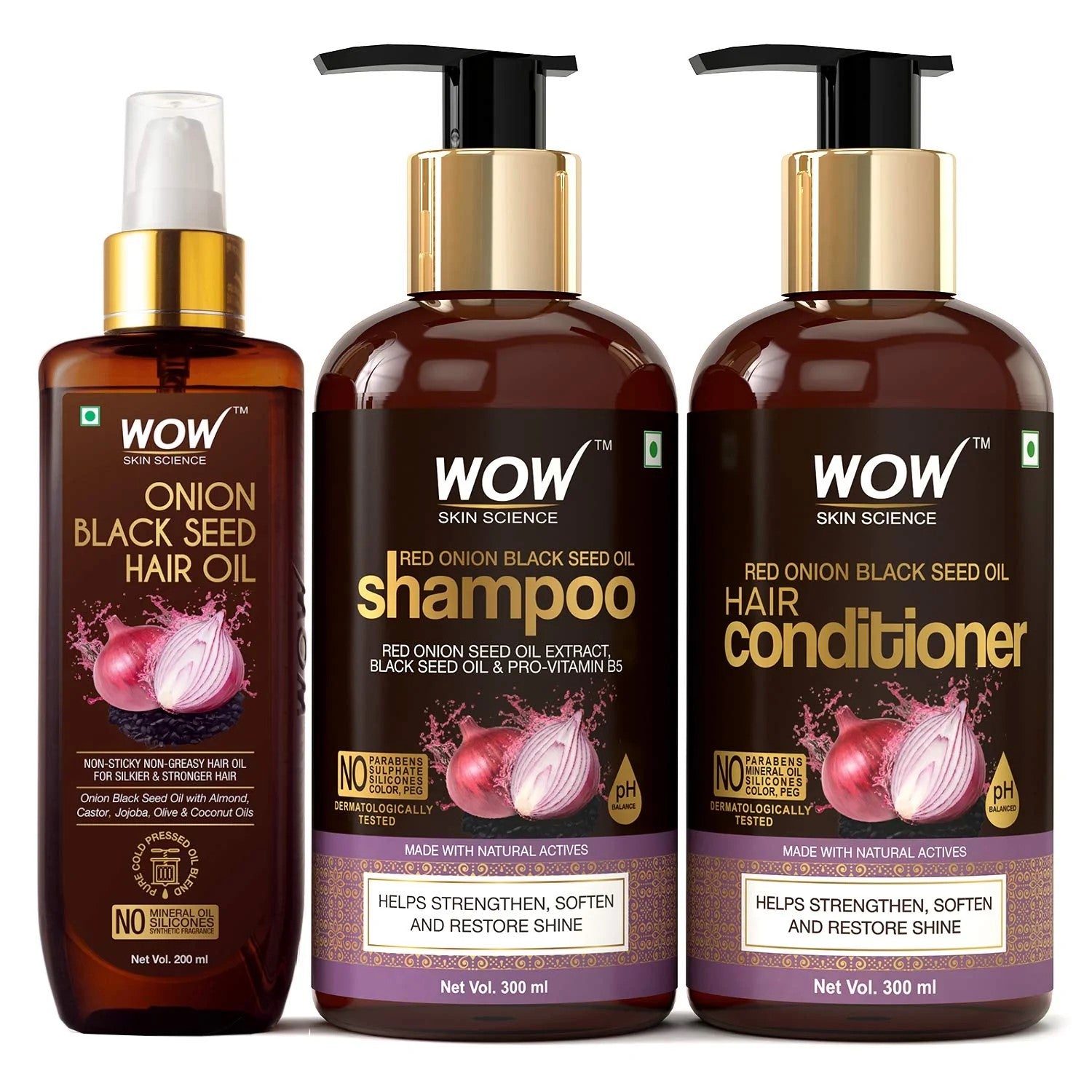 WOW Onion Black Seed Hair Oil & Shampoo | Wow hair oil in Dar Tanzania