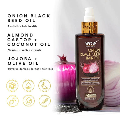 WOW Onion Black Seed Hair Oil & Shampoo | Wow hair oil in Dar Tanzania