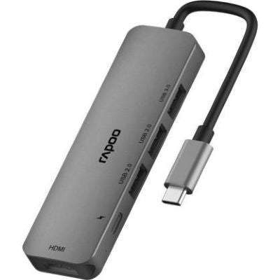 RAPOO XD100C USB C Hub 5-in-1 Adapter | USB adapters in Dar Tanzania